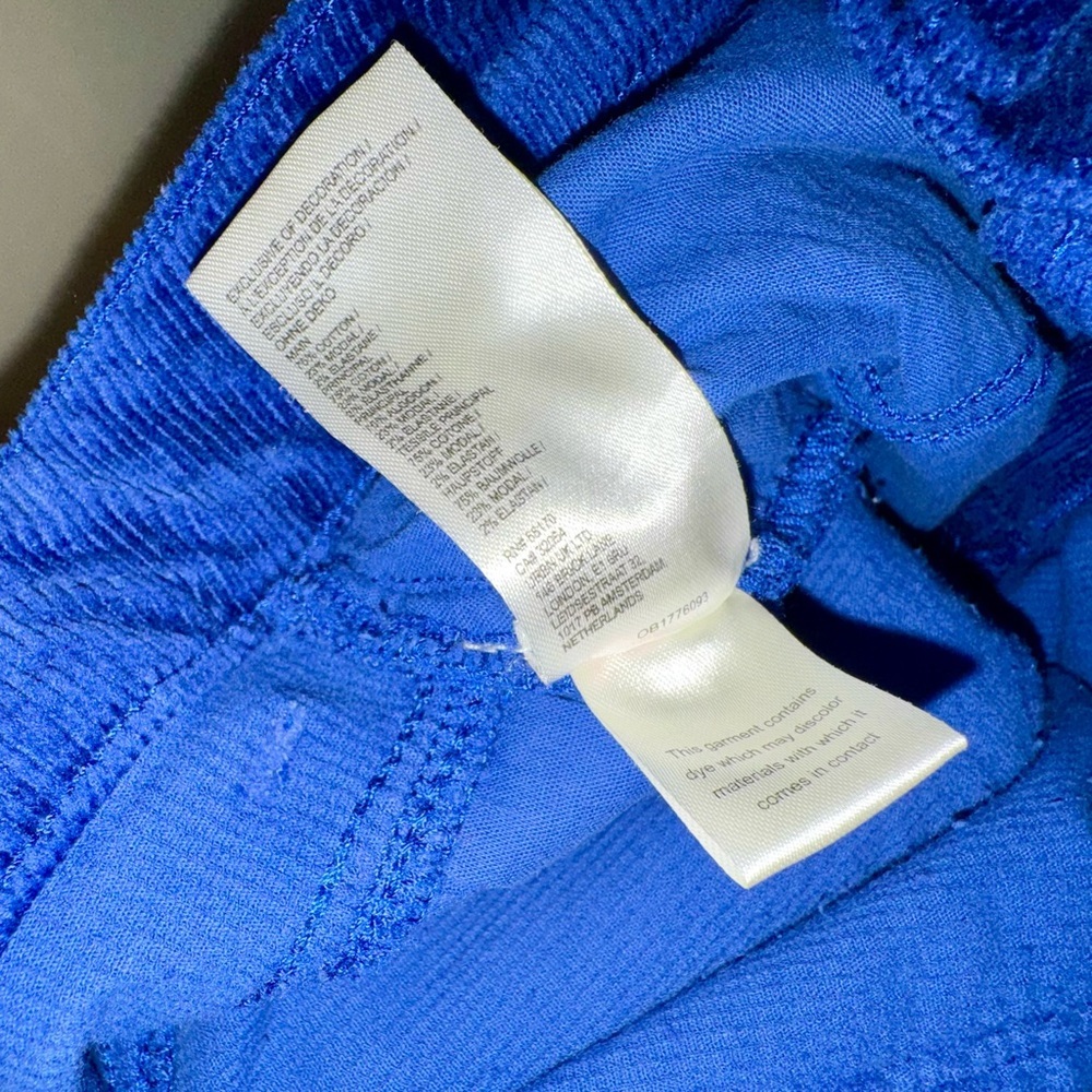 Pilcro Royal Blue Corduroy Straight Leg Jeans - Picture 10 of 10